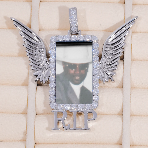 RIP WING 3D CUSTOM PICTURE PENDANT