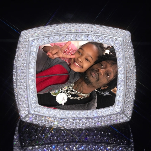 3D CUSTOM PICTURE ICED RING