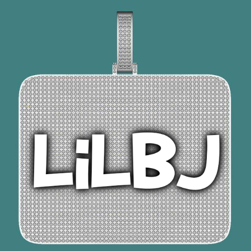 CUSTOM LETTER NECKLACE 3D BIG SQUARE