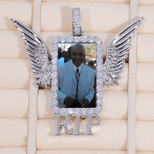 RIP WING 3D CUSTOM PICTURE PENDANT