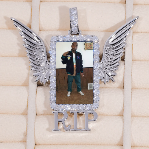 RIP WING 3D CUSTOM PICTURE PENDANT