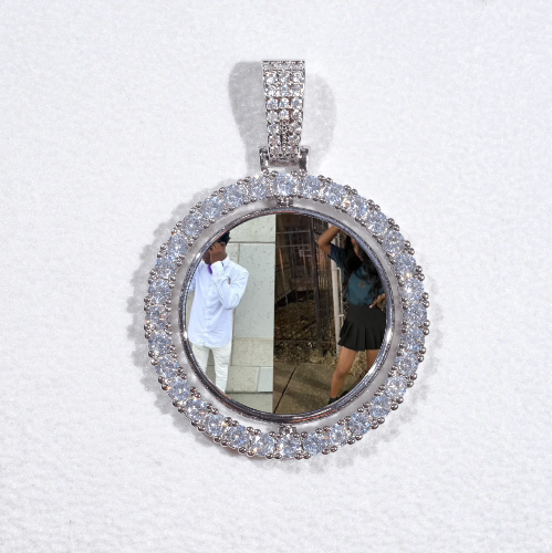 3D Spinning 2-Faced Custom Picture Pendant