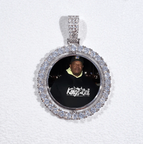 3D Spinning 2-Faced Custom Picture Pendant