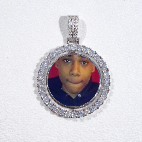 3D Spinning 2-Faced Custom Picture Pendant