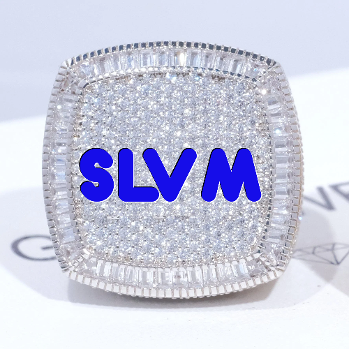 CUSTOM LETTER 3D ICED RING
