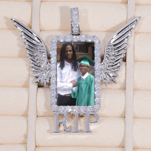 RIP WING 3D CUSTOM PICTURE PENDANT