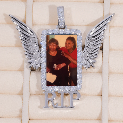 RIP WING 3D CUSTOM PICTURE PENDANT