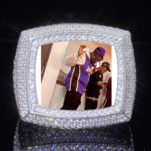 3D CUSTOM PICTURE ICED RING