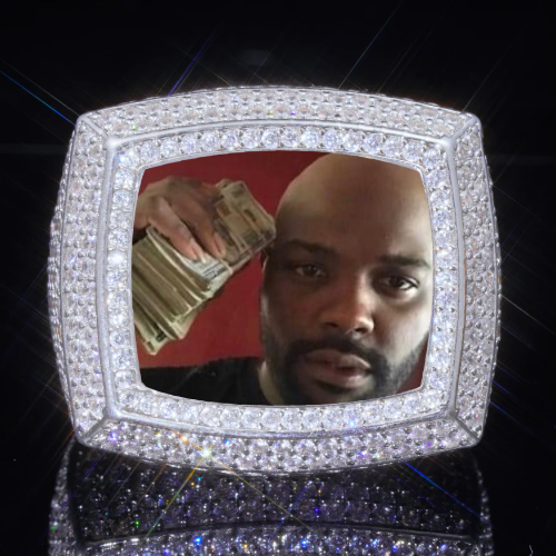 3D CUSTOM PICTURE ICED RING