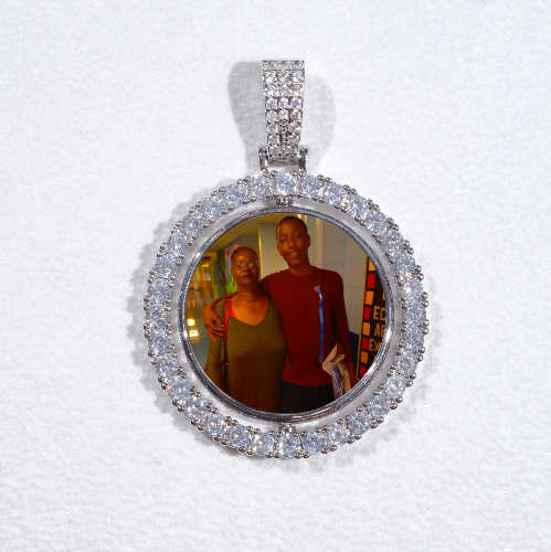 3D Spinning 2-Faced Custom Picture Pendant