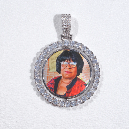 3D Spinning 2-Faced Custom Picture Pendant