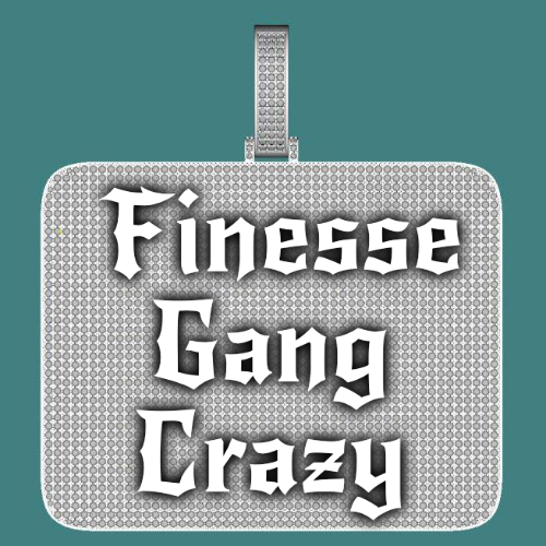 CUSTOM LETTER NECKLACE 3D BIG SQUARE