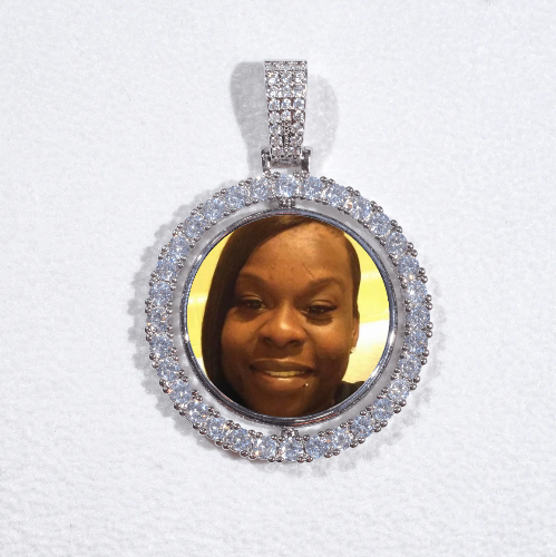3D Spinning 2-Faced Custom Picture Pendant