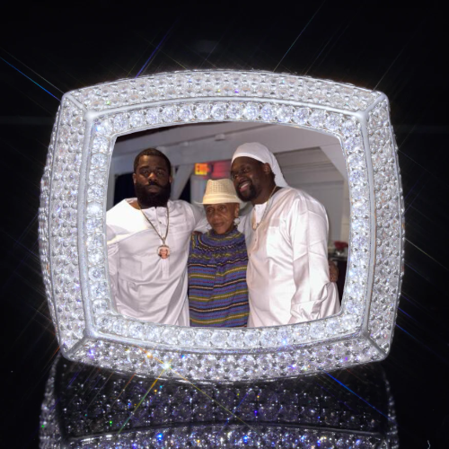 3D CUSTOM PICTURE ICED RING