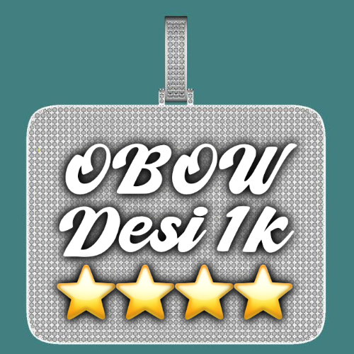 CUSTOM LETTER NECKLACE 3D BIG SQUARE