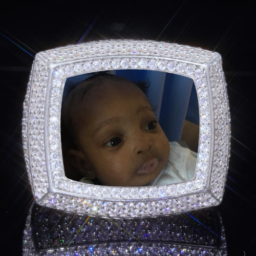 3D CUSTOM PICTURE ICED RING