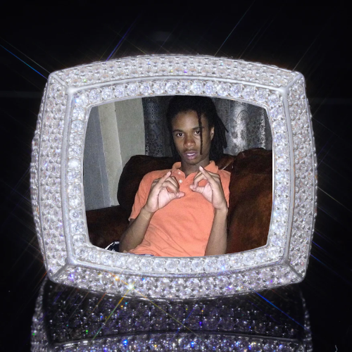 3D CUSTOM PICTURE ICED RING