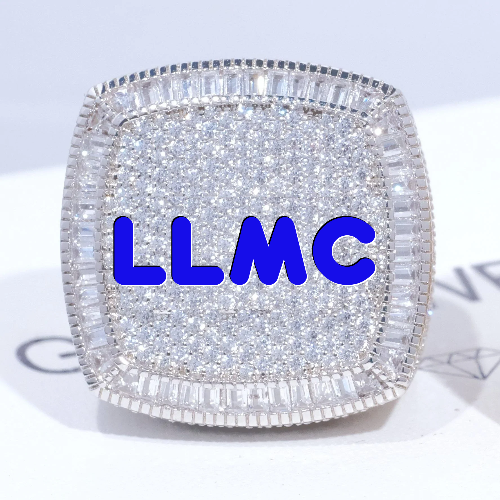 CUSTOM LETTER 3D ICED RING