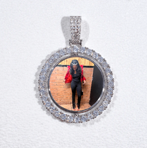 3D Spinning 2-Faced Custom Picture Pendant