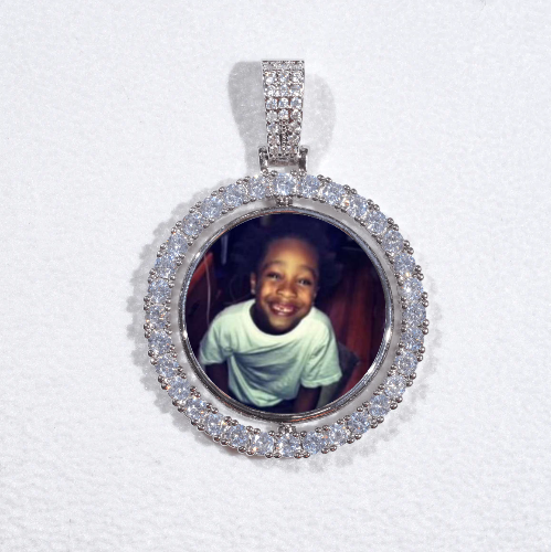 3D Spinning 2-Faced Custom Picture Pendant