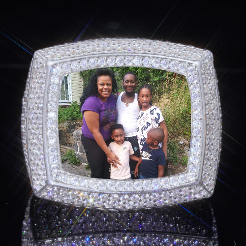 3D CUSTOM PICTURE ICED RING