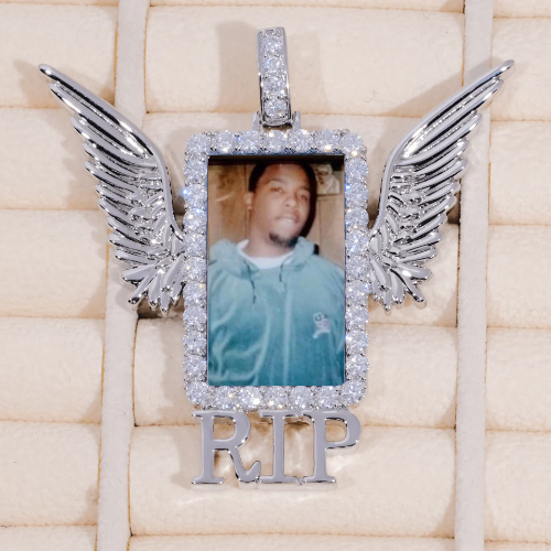 RIP WING 3D CUSTOM PICTURE PENDANT