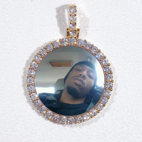 3D CIRCLE CUSTOM PICTURE PENDANT SMALL SIZE