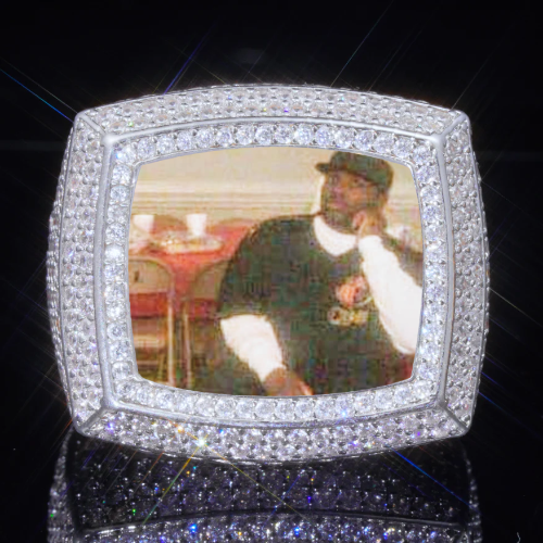 3D CUSTOM PICTURE ICED RING