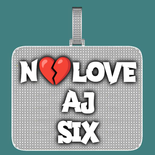 CUSTOM LETTER NECKLACE 3D BIG SQUARE