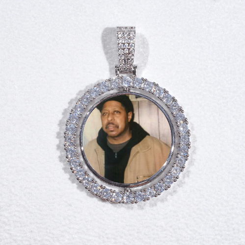 3D Spinning 2-Faced Custom Picture Pendant