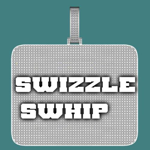 CUSTOM LETTER NECKLACE 3D BIG SQUARE