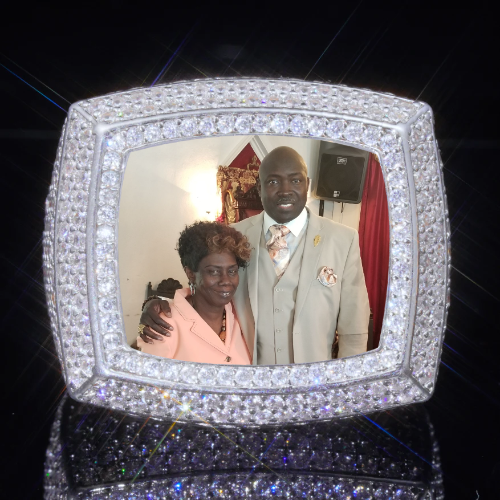 3D CUSTOM PICTURE ICED RING