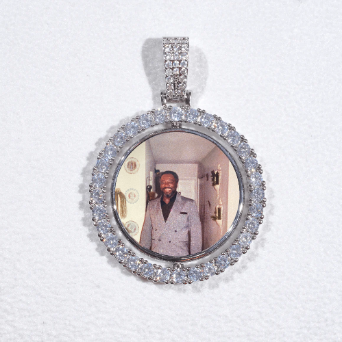 3D Spinning 2-Faced Custom Picture Pendant