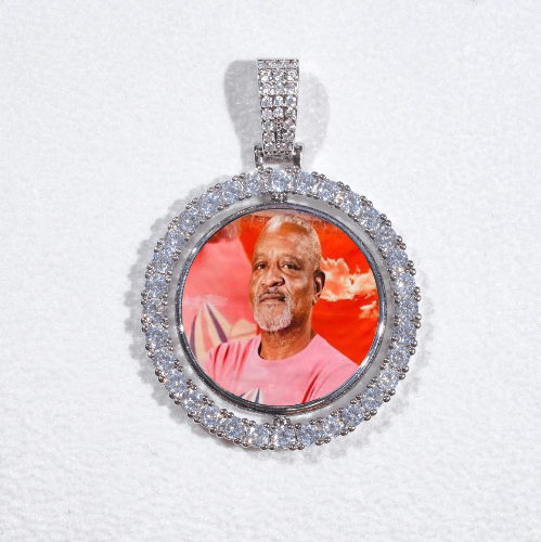 3D Spinning 2-Faced Custom Picture Pendant