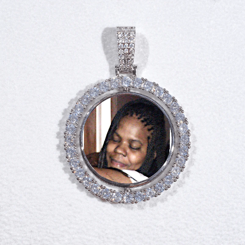 3D Spinning 2-Faced Custom Picture Pendant