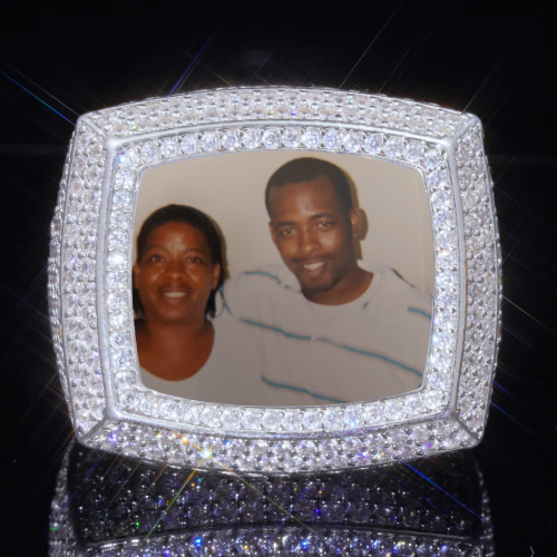 3D CUSTOM PICTURE ICED RING