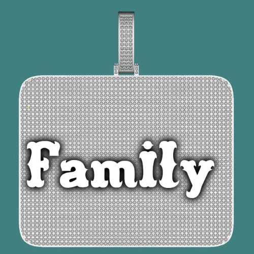 CUSTOM LETTER NECKLACE 3D BIG SQUARE
