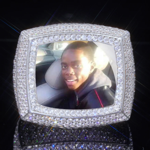 3D CUSTOM PICTURE ICED RING