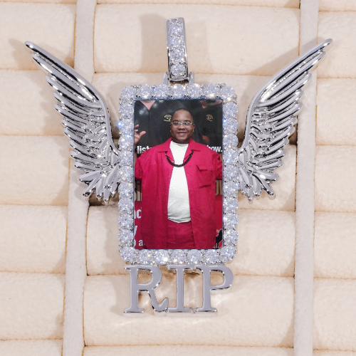 RIP WING 3D CUSTOM PICTURE PENDANT
