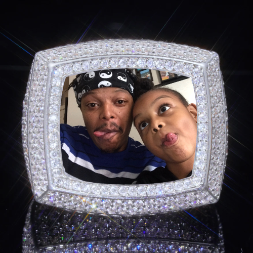 3D CUSTOM PICTURE ICED RING