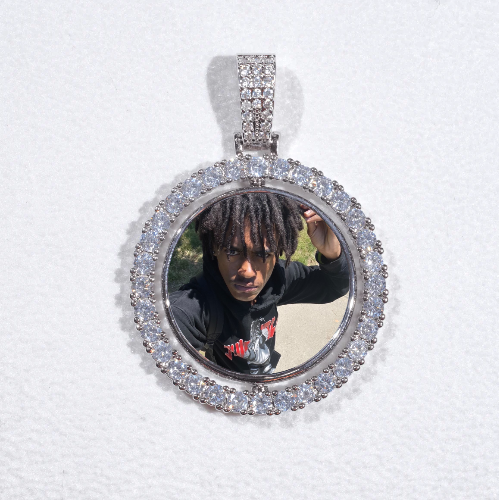 3D Spinning 2-Faced Custom Picture Pendant