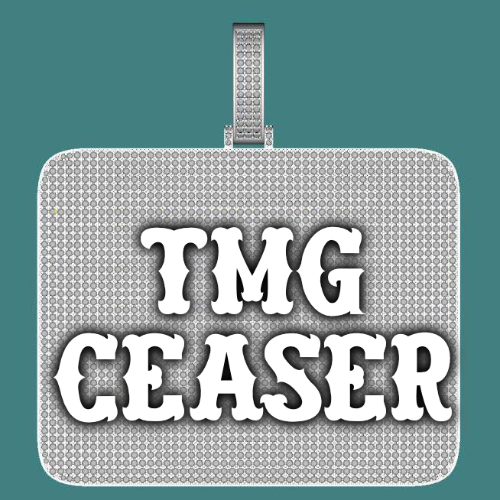 CUSTOM LETTER NECKLACE 3D BIG SQUARE
