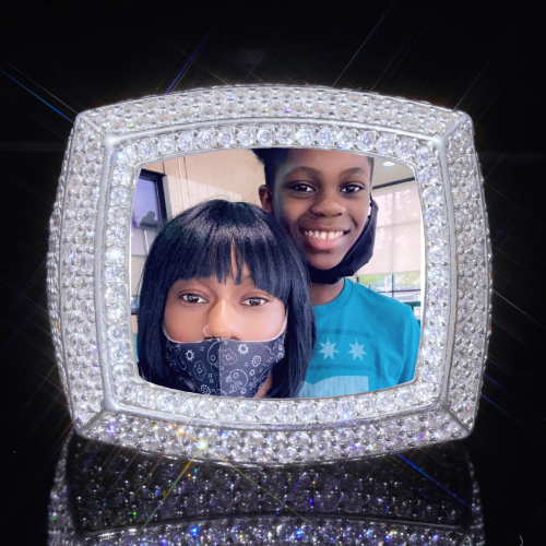 3D CUSTOM PICTURE ICED RING