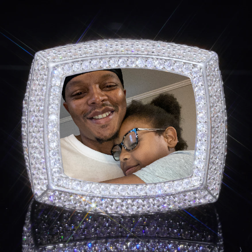 3D CUSTOM PICTURE ICED RING
