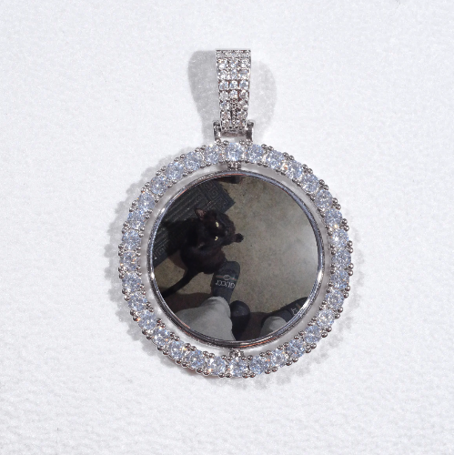 3D Spinning 2-Faced Custom Picture Pendant