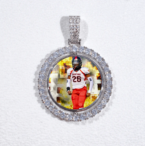 3D Spinning 2-Faced Custom Picture Pendant