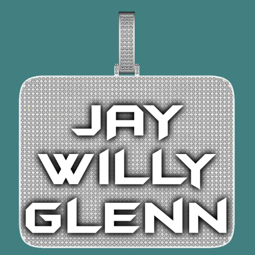 CUSTOM LETTER NECKLACE 3D BIG SQUARE