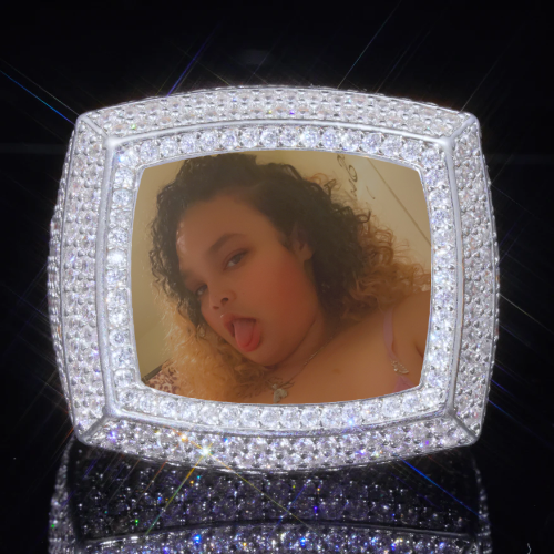 3D CUSTOM PICTURE ICED RING