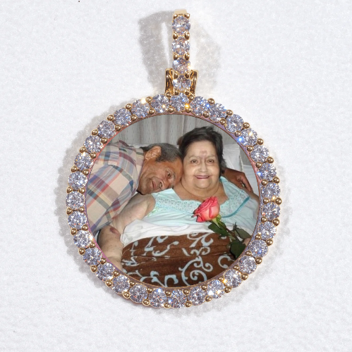 3D CIRCLE CUSTOM PICTURE PENDANT SMALL SIZE