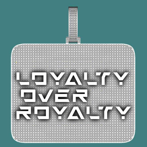 CUSTOM LETTER NECKLACE 3D BIG SQUARE